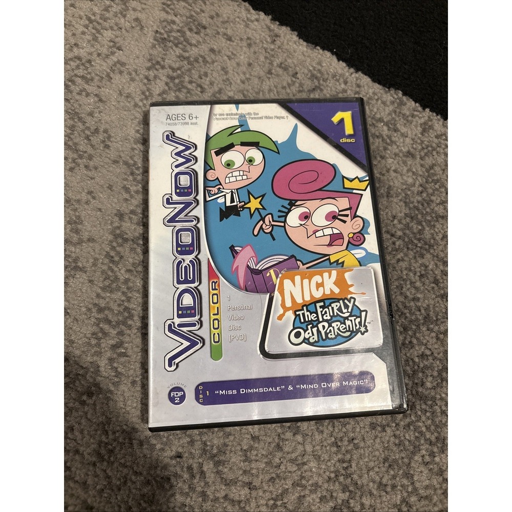 VideoNow Color Disc – Fairly OddParents #1 Miss Dimmsdale/Mind Over Magic